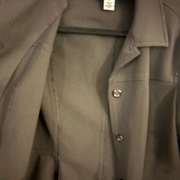 Talbots Blazer Deep Rich Black Women's Jacket Size 8 Vintage tag - Picture 5 of 10